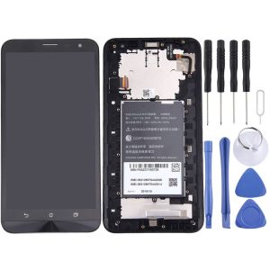 OEM LCD Screen for Asus Zenfone 2 Laser / ZE601KL Digitizer Full Assembly with Frame(Black)