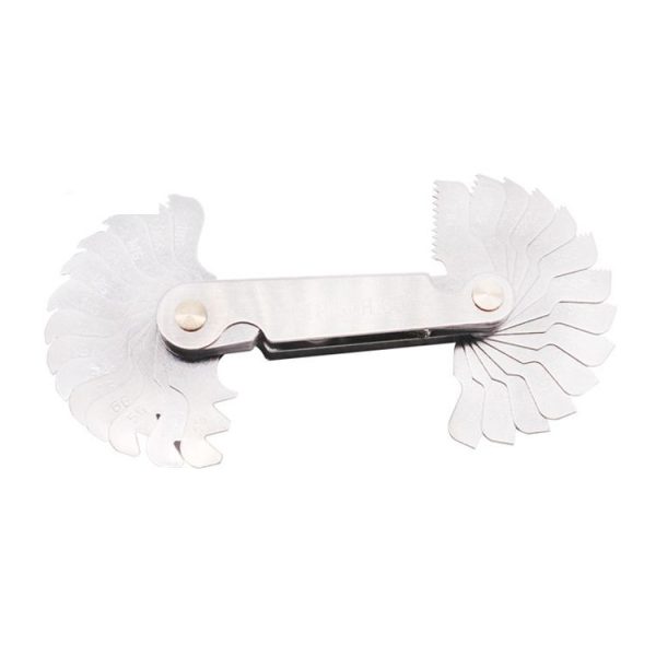 52 PCS Metric 60 Degrees +British 55 Degrees CR Stainless Steel Thread Gauge - Image 2