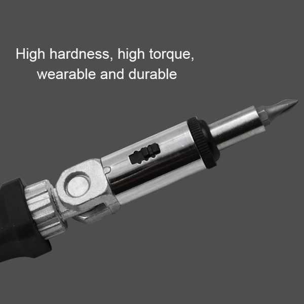 180 Degree Rotation 1 / 4 inch Hex Connector Multi-function Ratchet Screwdriver - Image 6