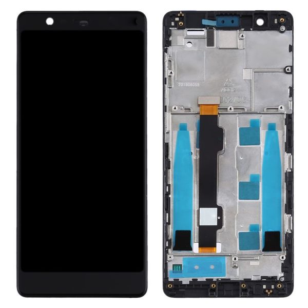 TFT LCD Screen for Nokia 5.1 TA-1061 TA-1075 TA-1076 TA-1088 TA-1081 Digitizer Full Assembly with Frame (Black) - Image 3