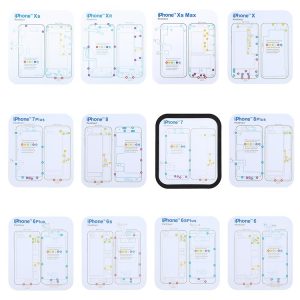Magnetic Memory Screws Mat for iPhone XR & iPhone XS & iPhone XS Max & iPhone X & 8 & 8 Plus & 7 & 7 Plus & 6s Plus & 6s & 6 & 6 Plus, Size: 17.8cm x 15.9cm