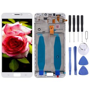 OEM LCD Screen for Asus Zenfone 4 Max ZC554KL X00ID Digitizer Full Assembly with Frame(White)