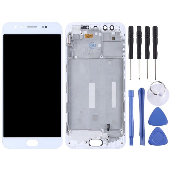 TFT LCD Screen for Vivo X9 / X9s Digitizer Full Assembly with Frame (White)
