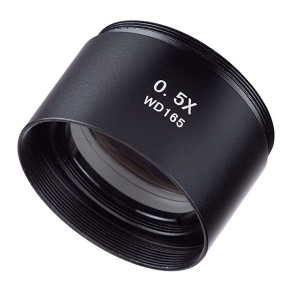 Stereo Microscopes Auxiliary Objective Lens Barlow Lens Magnifier 0.5X WD165 - Image 5