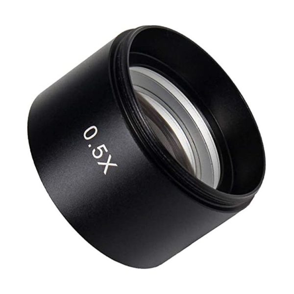 Stereo Microscopes Auxiliary Objective Lens Barlow Lens Magnifier 0.5X WD165 - Image 6