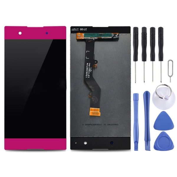 Original LCD Screen for Sony Xperia XA1 Plus with Digitizer Full Assembly (Pink) - Image 2