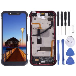 Original LCD Screen for Blackview BV9600 Pro Digitizer Full Assembly with Charging Port Board (Black)