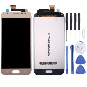 TFT LCD Screen for Galaxy J3 (2017), J330F / DS, J330G / DS with Digitizer Full Assembly (Gold)