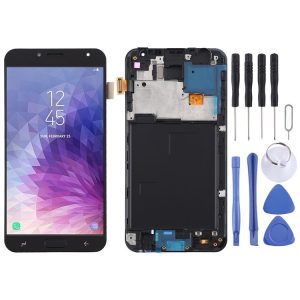 TFT LCD Screen for Galaxy J4 J400F / DS Digitizer Full Assembly with Frame (Black)