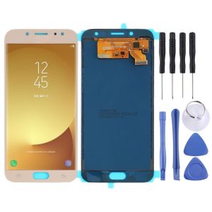 TFT LCD Screen for Galaxy J7 (2017), J730F / DS, J730FM / DS With Digitizer Full Assembly (Gold)