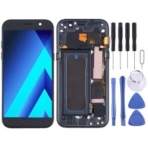 TFT LCD Screen for Galaxy A5 (2017) SM-A520F Digitizer Full Assembly With Frame (Black)