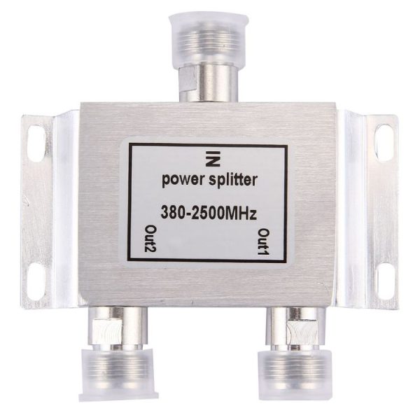 380-2500MHz N Female Adapter 2-Way Power Splitter - Image 2
