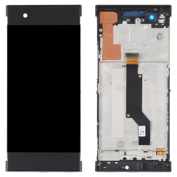 Original LCD Screen For Sony Xperia XA1 G3116 Digitizer Full Assembly with Frame (Black) - Image 2