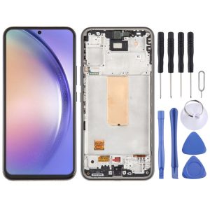 Samsung Galaxy A54 5G SM-A546 6.43 inch OLED LCD Screen Digitizer Full Assembly with Frame