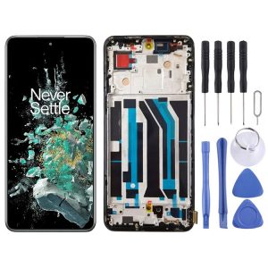 OnePlus 10T CPH2415 CPH2413 CPH2417 AMOLED Original LCD Screen Digitizer Full Assembly with Frame