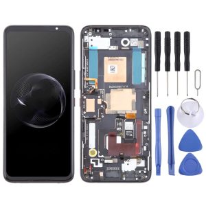 Asus ROG Phone 7 / 7 Ultimate AMOLED Original LCD Screen Digitizer Full Assembly with Frame (Black)