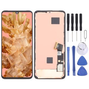 Google Pixel 8 GKWS6 G9BQD OLED LCD Screen Digitizer Full Assembly with Frame