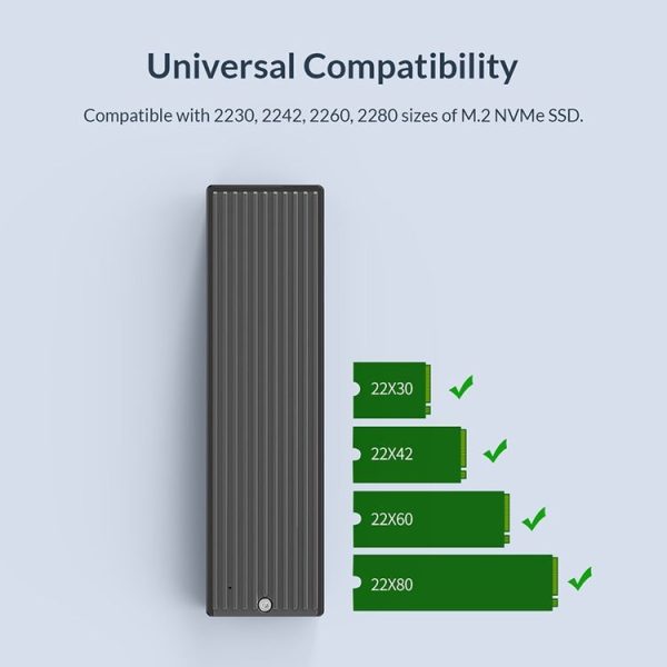 ORICO M2PV-C3 M.2 NVMe SSD Enclosure - Image 12