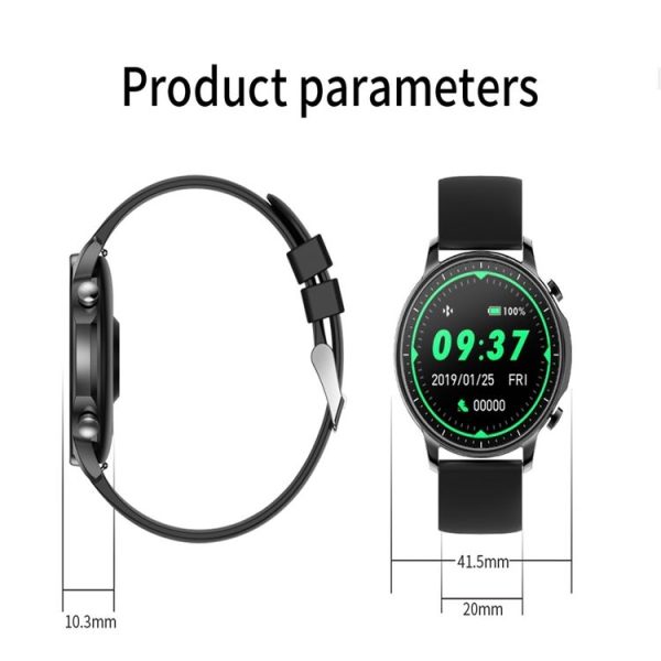 V23 1.28inch IPS Color Screen Smart Watch IP67 Waterproof, Support Heart Rate Monitoring / Blood Pressure Monitoring / Blood Oxygen Monitoring / Sleep Monitoring (Black) - Image 19
