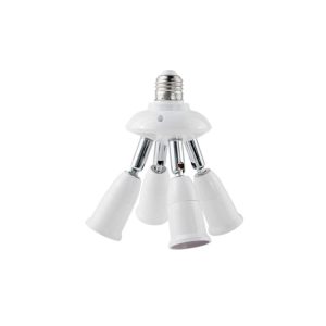 E27 to E27 Splitter Adjustable LED Light Bulb Holder Adapter Converter Socket Light Bulb Holder, type: 4 In 1