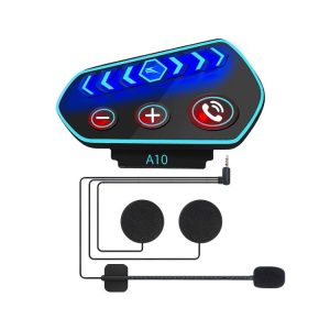 A10 Motorcycle Helmet Bluetooth 5.0 Wireless Waterproof Earphone