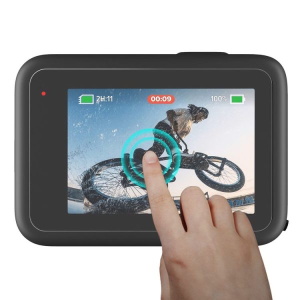 2 PCS ENKAY Hat-Prince 3 in 1 Front + Back 0.2mm Tempered Glass Screen Protector Camera Film For GoPro HERO 10 Black - Image 4