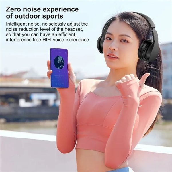 OY712 For Computer Mobile Phone Headset Bass Gaming Noise Cancelling Bluetooth Wireless Headphone - Image 2