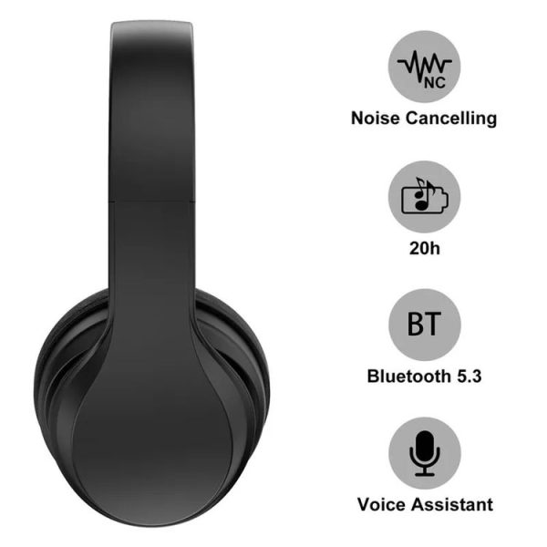 OY712 For Computer Mobile Phone Headset Bass Gaming Noise Cancelling Bluetooth Wireless Headphone - Image 5
