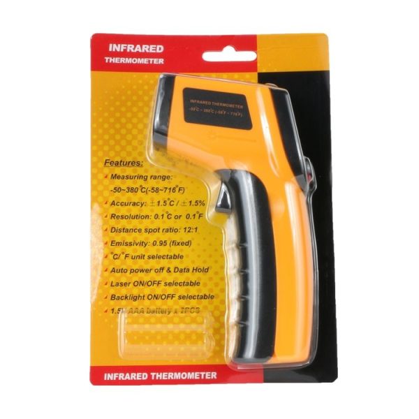 Digital Laser Infrared Temperature Sensor Controller GM320 Handheld Thermometer - Image 3