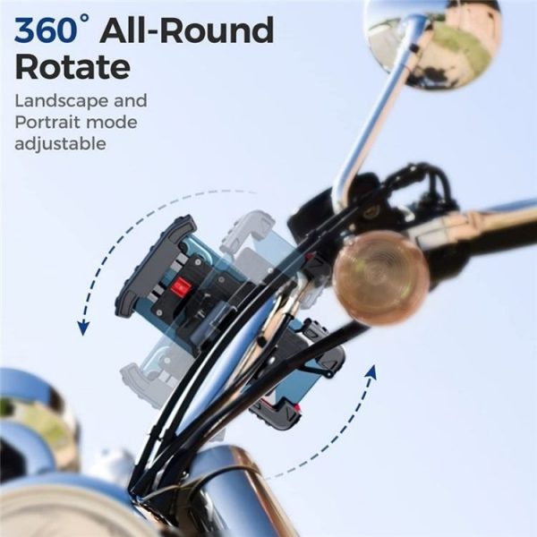 DD-11 For 4.7-7 inch Motorcycle Bike Phone Navigation Mount Bracket - Image 2