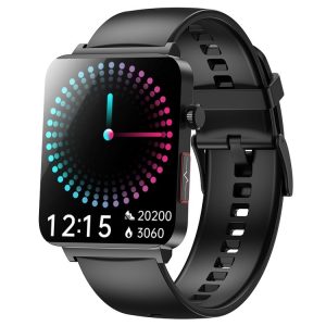 KS03 Pro 1.96 inch Color Screen Smart Watch, Support Bluetooth Call / Health Monitoring (Black)