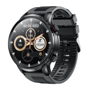 EX100 1.95 inch Color Screen Smart Watch, Support Bluetooth Call / Health Monitoring (Black)