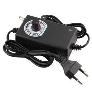 12V Adjustable Power Supply Adapter AC DC 3V - 12V 2A 24W Universal Charger Voltage Regulator Driver EU Plug