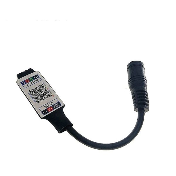 Mini RGB Bluetooth Controller Light Strip Controller For RGB LED Strip DC5V 12V 24V (Black) - Image 9