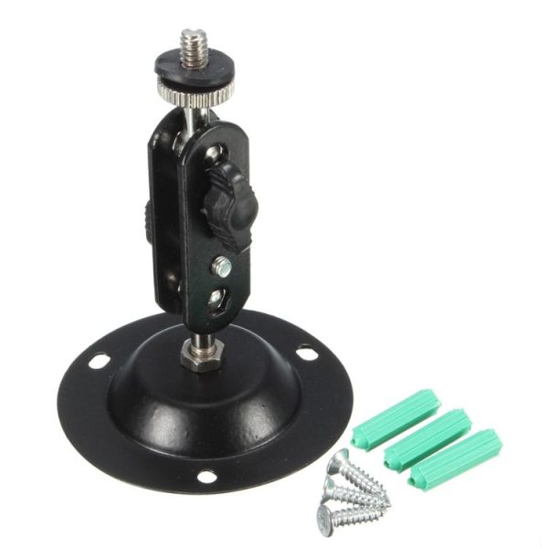 Wall-mounted Monitoring Universal Bracket CCTV Camera Bracket 360 Degree Monitor Bracket Adjustable Camera Security Rotation
