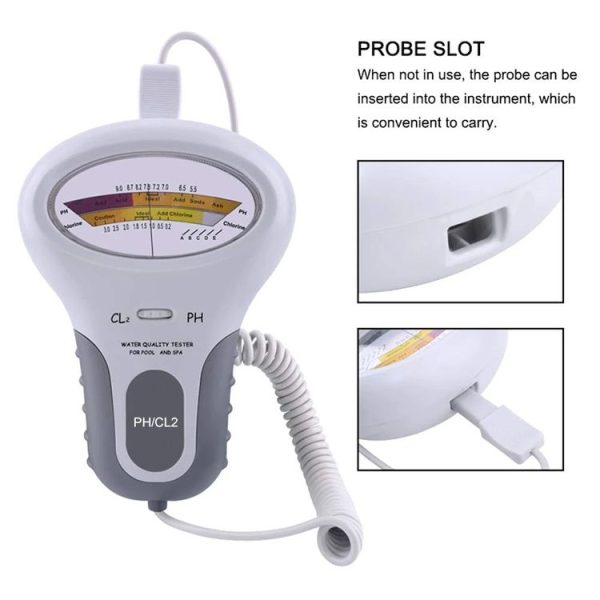 PC102 Swimming Pool Water Quality Tester PH Test Pen Chlorine Gas Water Quality Tester - Image 4