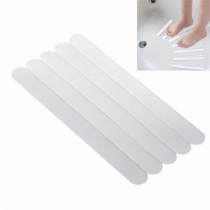 5 in 1 Stairs And Steps Non-slip Tape Bathroom Shower Room Anti-slip strip Bathtub Transparent Anti-slip Stickers, Size: 2x20CM