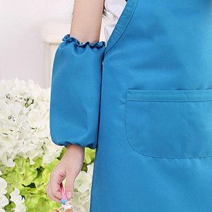 Children Drawing Sleeves Painting Clothes, Color: Blue Cuff One Size