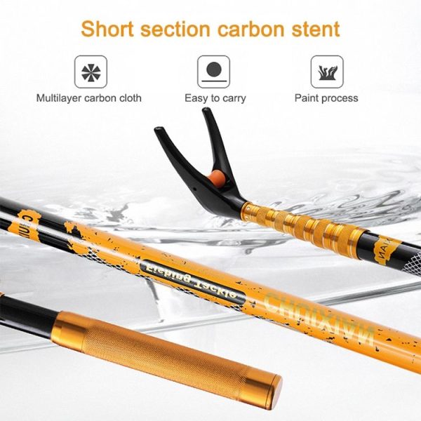 Vertical String Carbon Bracket Fishing Rod Bracket, Specification: 1.7m - Image 3
