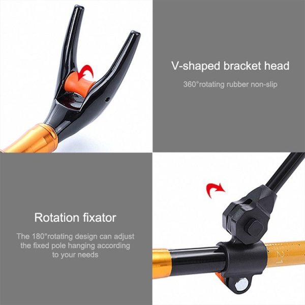 Vertical String Carbon Bracket Fishing Rod Bracket, Specification: 1.7m - Image 5