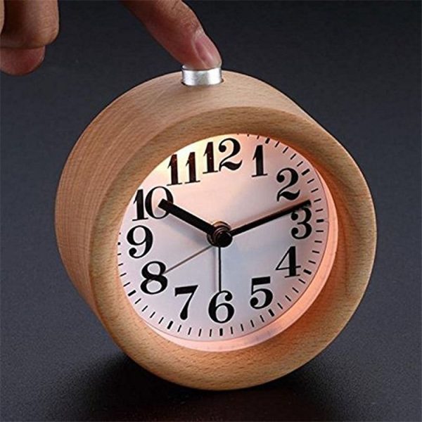 Student Creative Bedside LED Clock Mute Personality Snooze Small Alarm Clock - Image 2