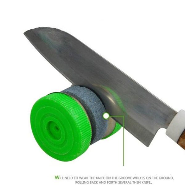 5 PCS Mini Kitchen Knife Sharpener Stone Abrader Grinding Wheels Sharpening Tool Kitchen Accessories Random Color Delivery - Image 5
