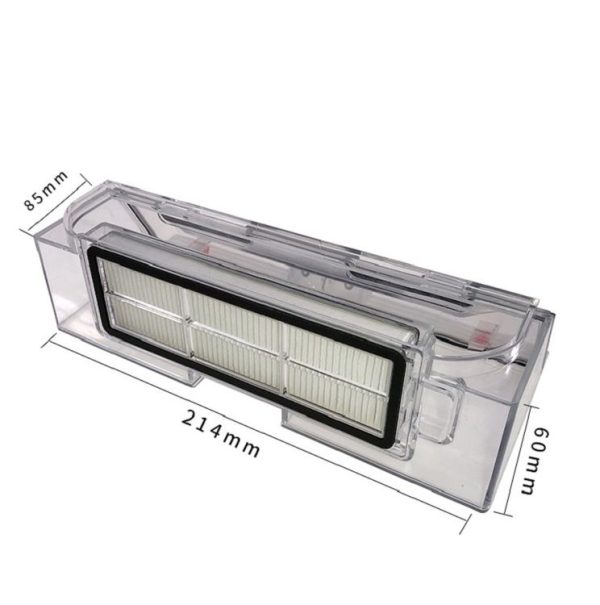 Sweeping Robot Dust Box with Filter for Xiaomi Vacuum Cleaner (White) - Image 3