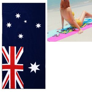 Summer Beach Towel Absorbent Microfiber Bath Towels Adult Quicky-dry Camping Large Swimming Shower Yoga Sport Towels (Australian Flag)