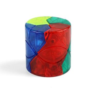 Third-order Shaped and Smooth Puzzle Cube Children's Puzzle Decompression Toy, Color: Transparent Color