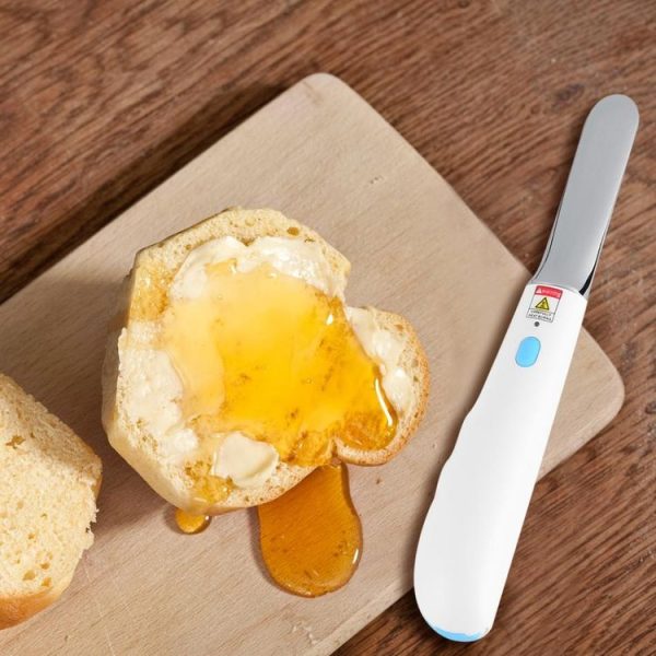 Rechargeable Electric Warm Butter Knife Heated Spreader for Melting Cutting Spreading Cheese Honey Ice Cream - Image 8