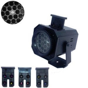 8W LED Stage Lighting Christmas Snowflake Pattern Projection Lamp Effect Laser Light, Plug Specifications: EU Plug (Multiple Holes)