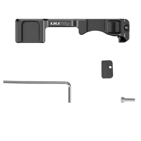 UURig R038 Double Hot Shoe Extension Fill Light Microphone Bracket for Canon EOS M6 Mark II - Image 3