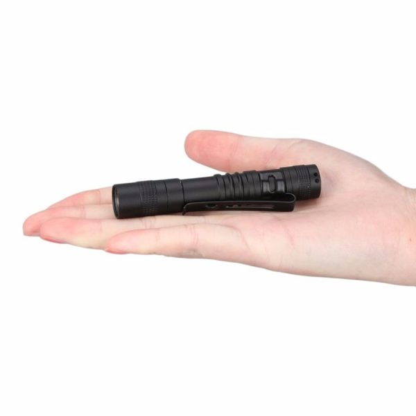 Mini LED Pen-shaped Strong Flashlight Pen Clip Torch, Size: 13.3cm - Image 7