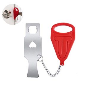 Portable Security Lock Door Lock Anti-theft Lock, Style: T Type